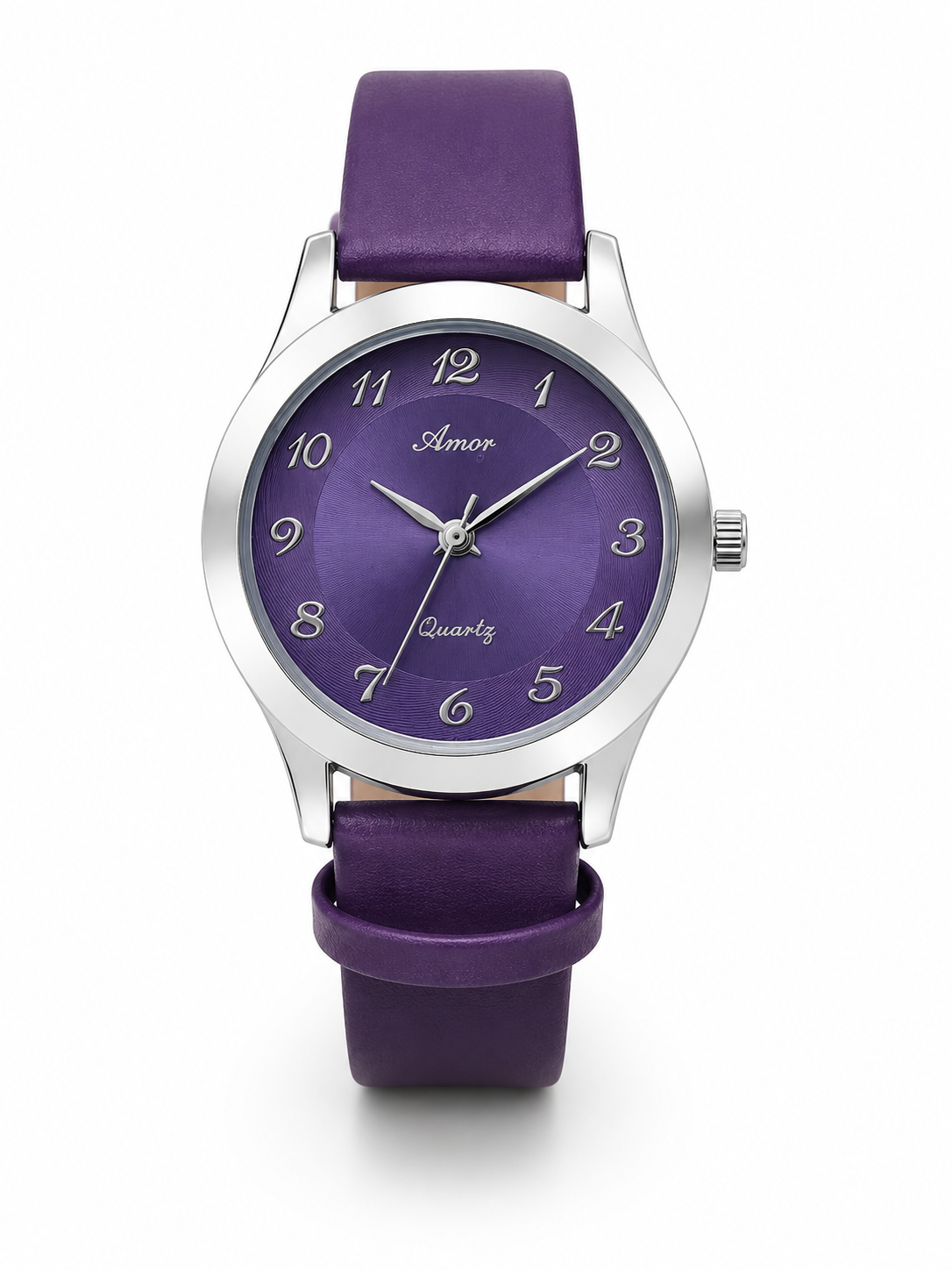 Boxo Watch Purple Leather