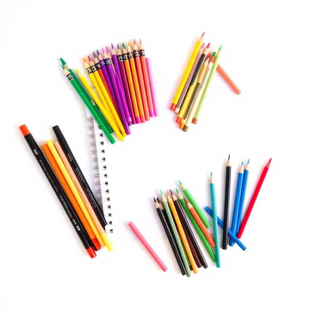 Colour Pencils 24 Shades