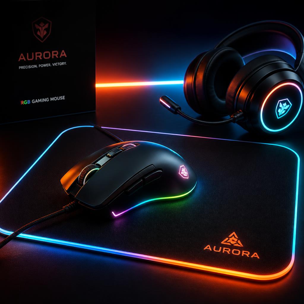 RGB Gaming Mouse + Pad