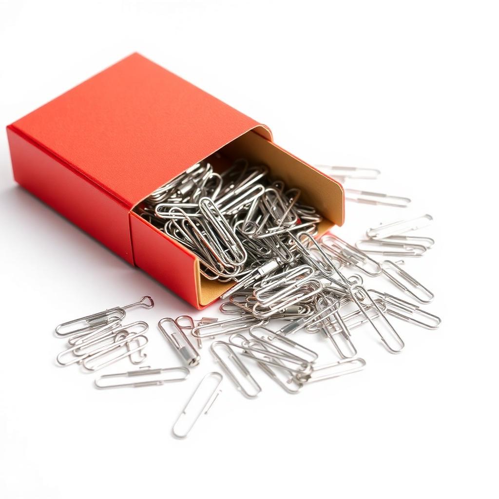 Paper Clips & Pins Box